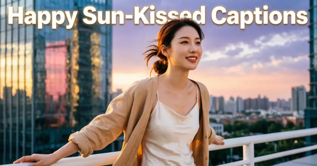 Happy Sun-Kissed Captions