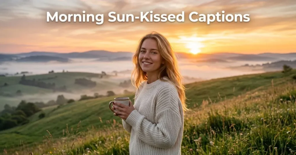 Morning Sun-Kissed Captions