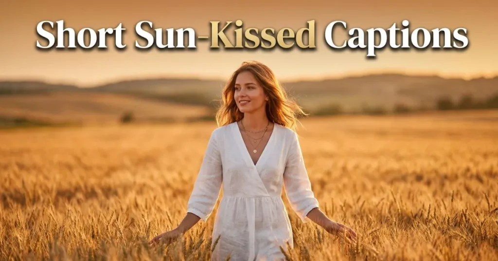 Short Sun-Kissed Captions