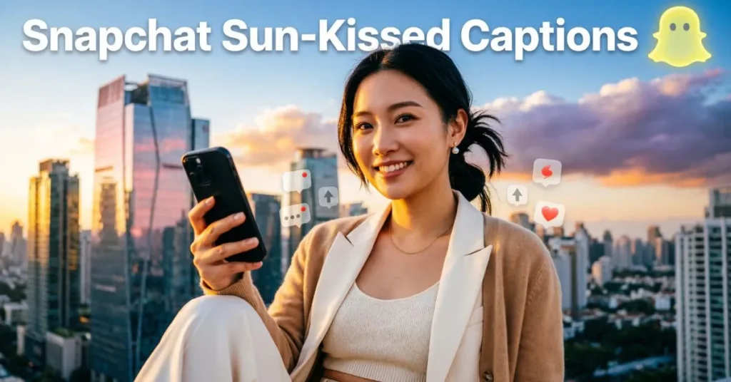 Snapchat Sun-Kissed Captions