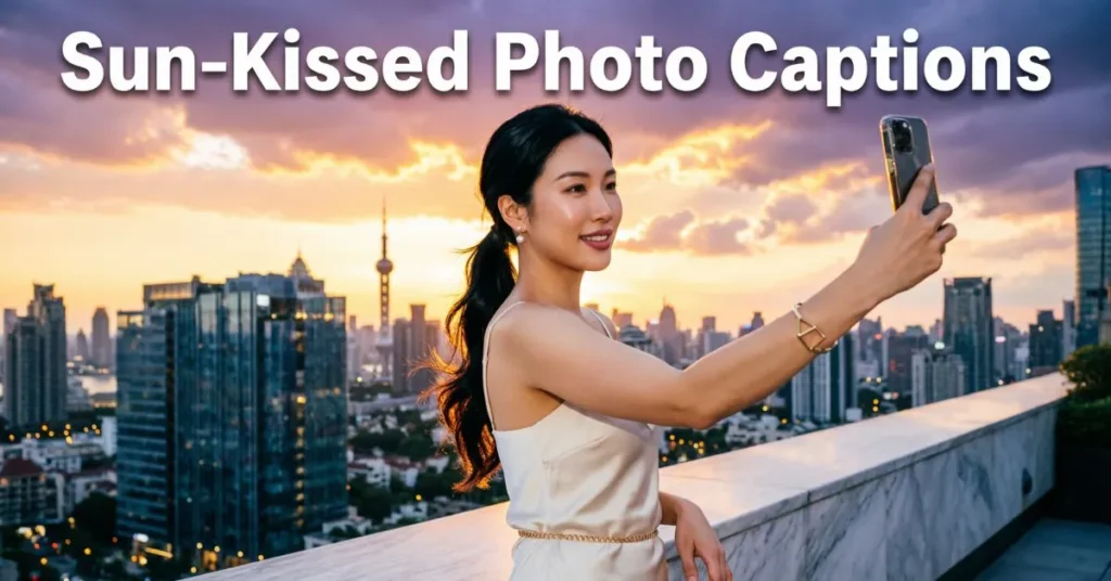 Sun-Kissed Photo Captions