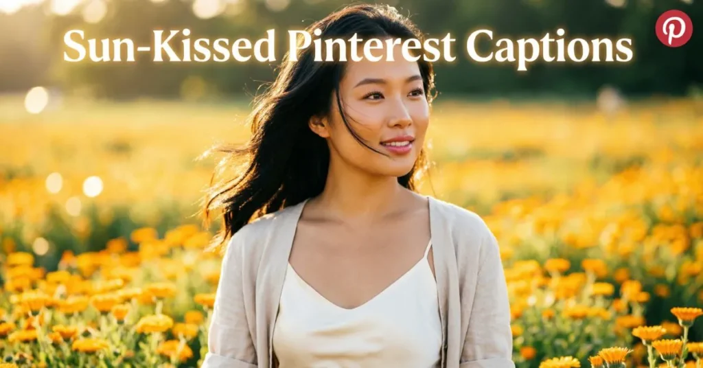 Sun-Kissed Pinterest Captions