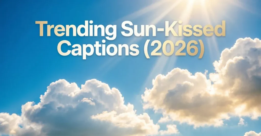 Trending Sun-Kissed Captions 2026
