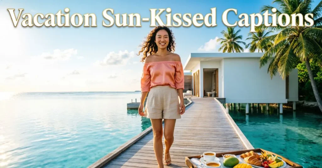 Vacation Sun-Kissed Captions