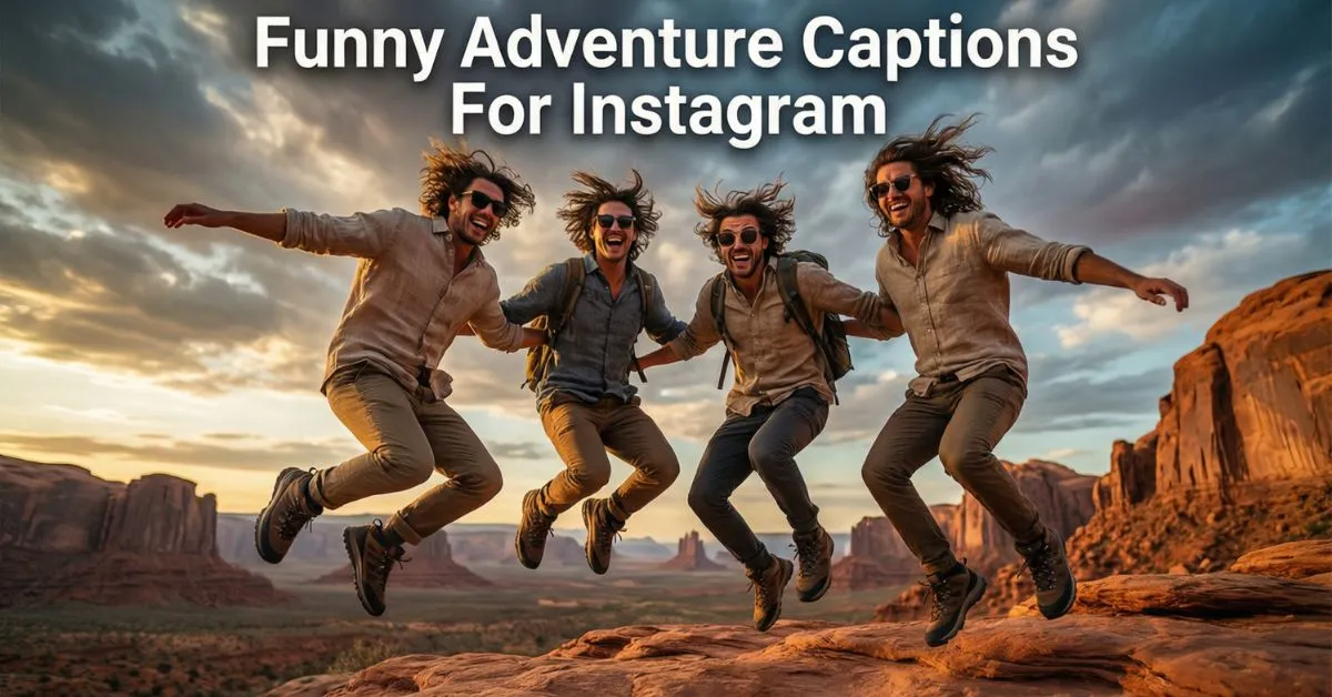 Funny Adventure Captions For Instagram