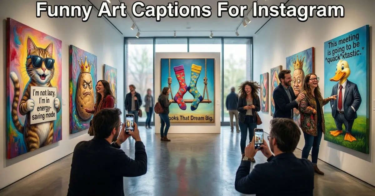 Funny Art Captions For Instagram