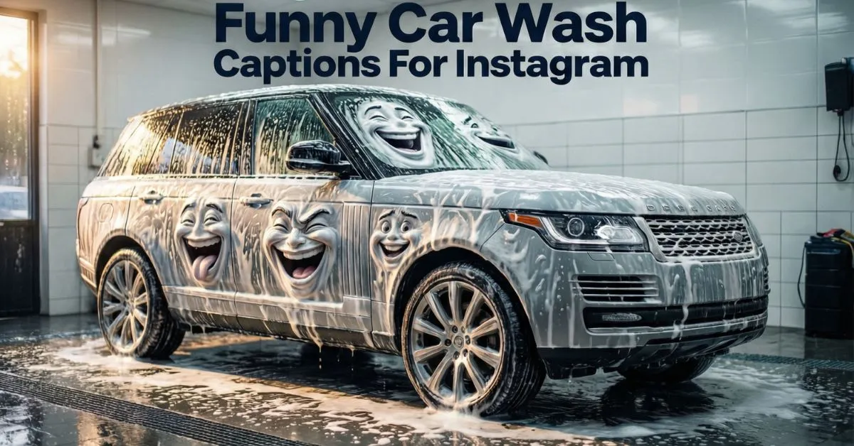 Funny Car Wash Captions For Instagram