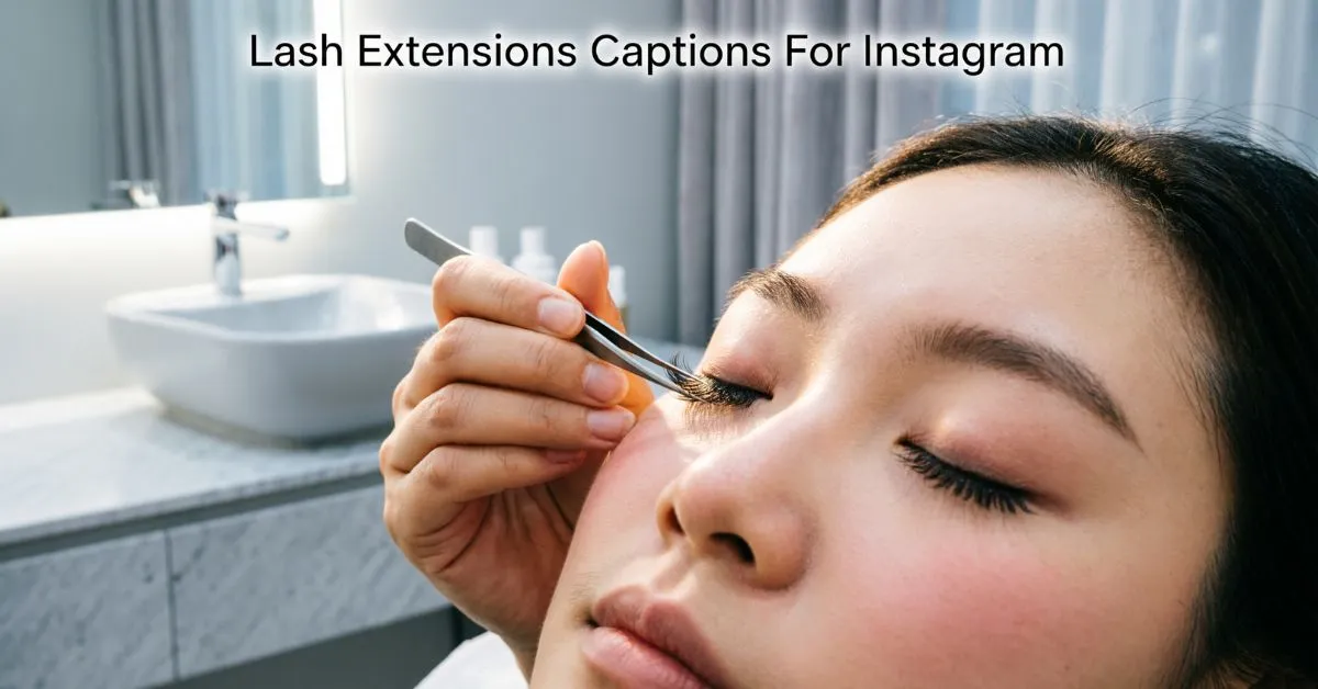 Lash Extensions Captions For Instagram