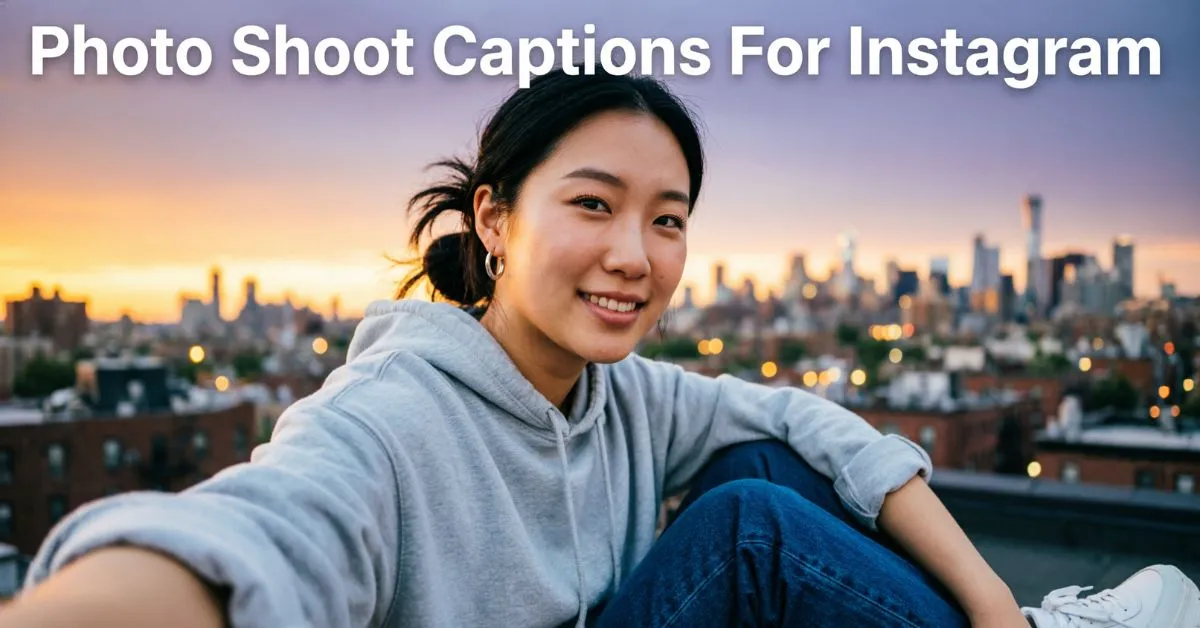 Photo Shoot Captions For Instagram