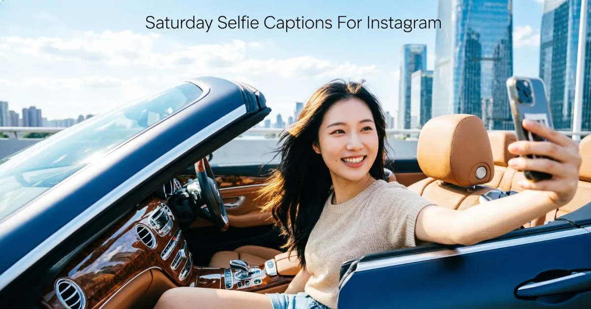 Saturday Selfie Captions For Instagram