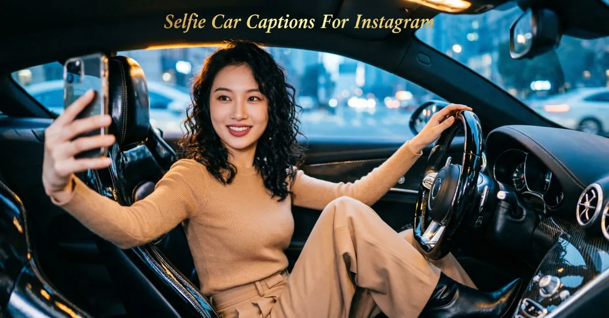 Selfie Car Captions For Instagram