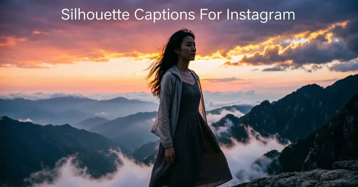 Silhouette Captions For Instagram