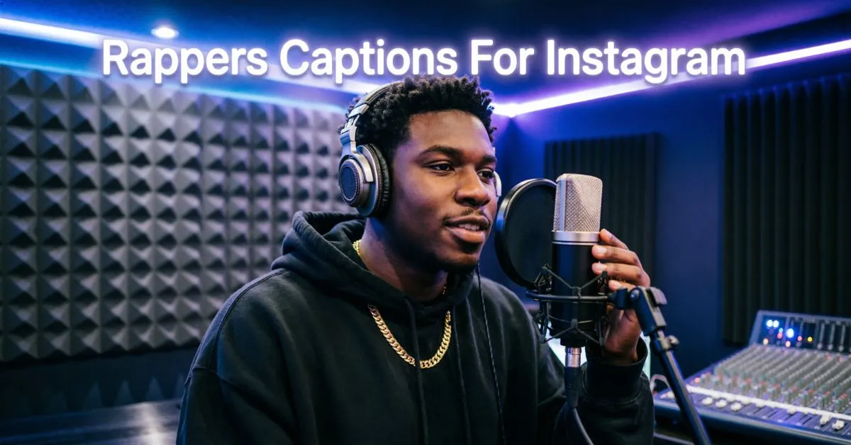 Rappers Captions For Instagram