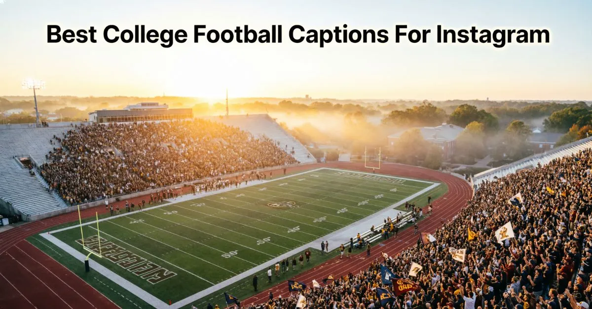 Best College Football Captions For Instagram