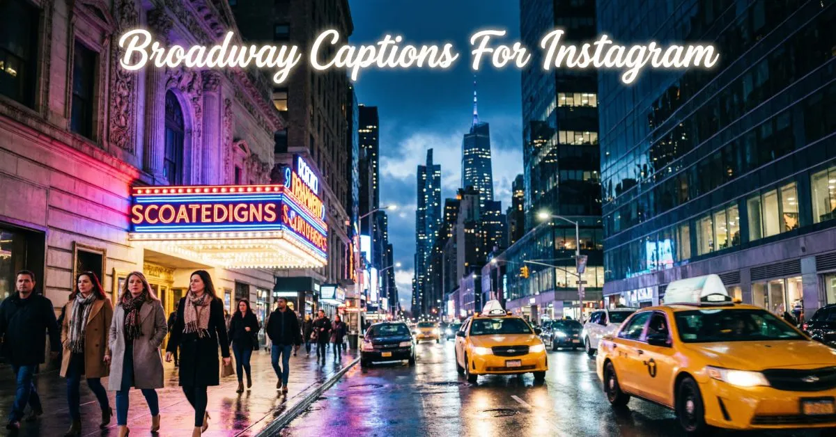 Broadway Captions For Instagram