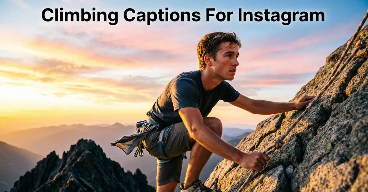 Climbing Captions For Instagram