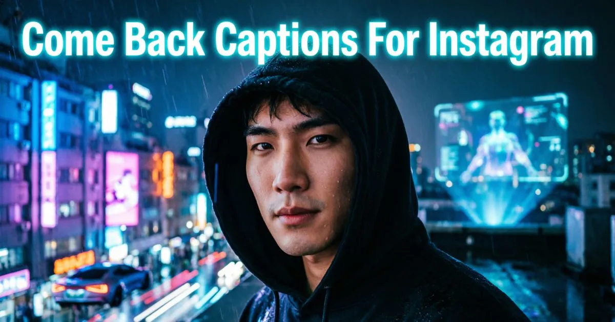 Come Back Captions For Instagram