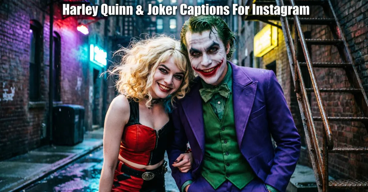Harley Quinn & Joker Captions For Instagram