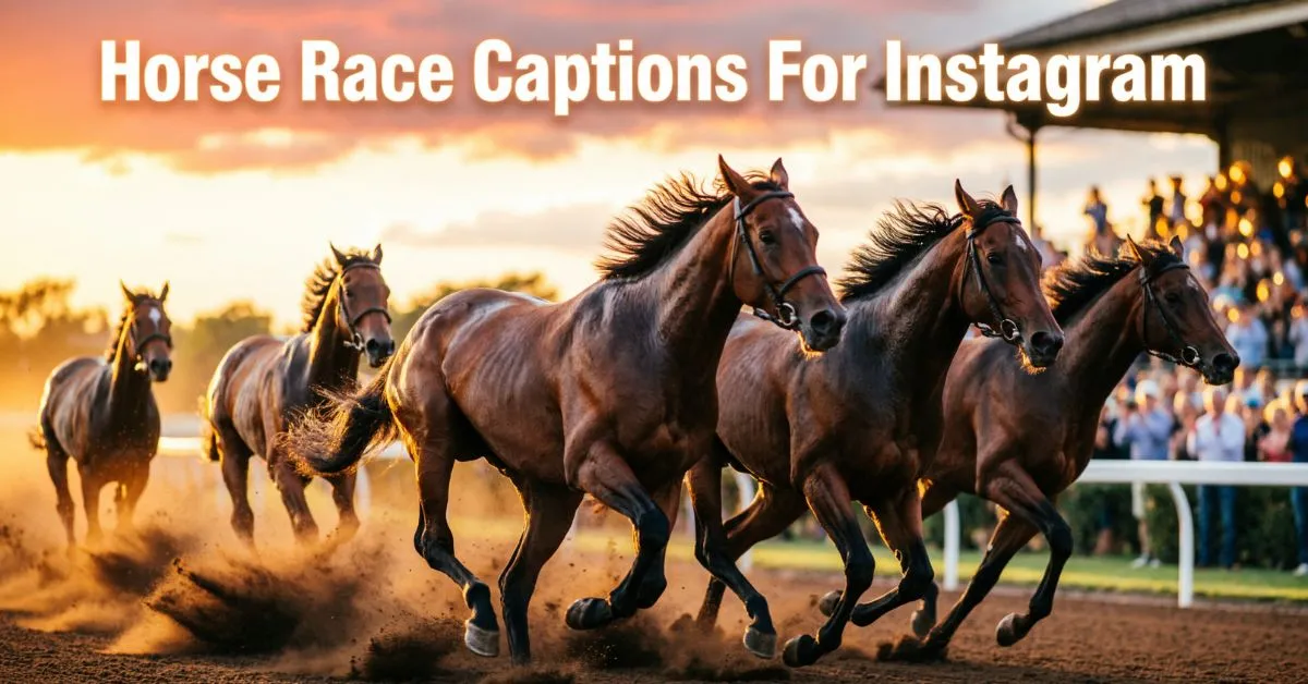Horse Race Captions For Instagram