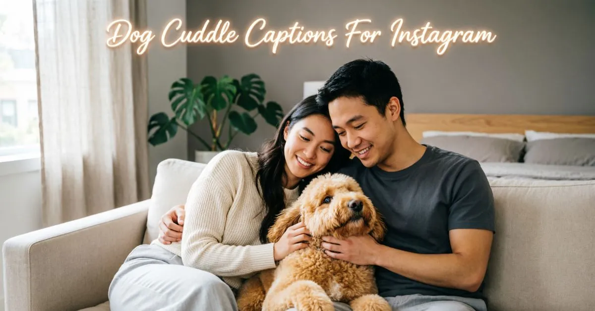 Dog Cuddle Captions For Instagram