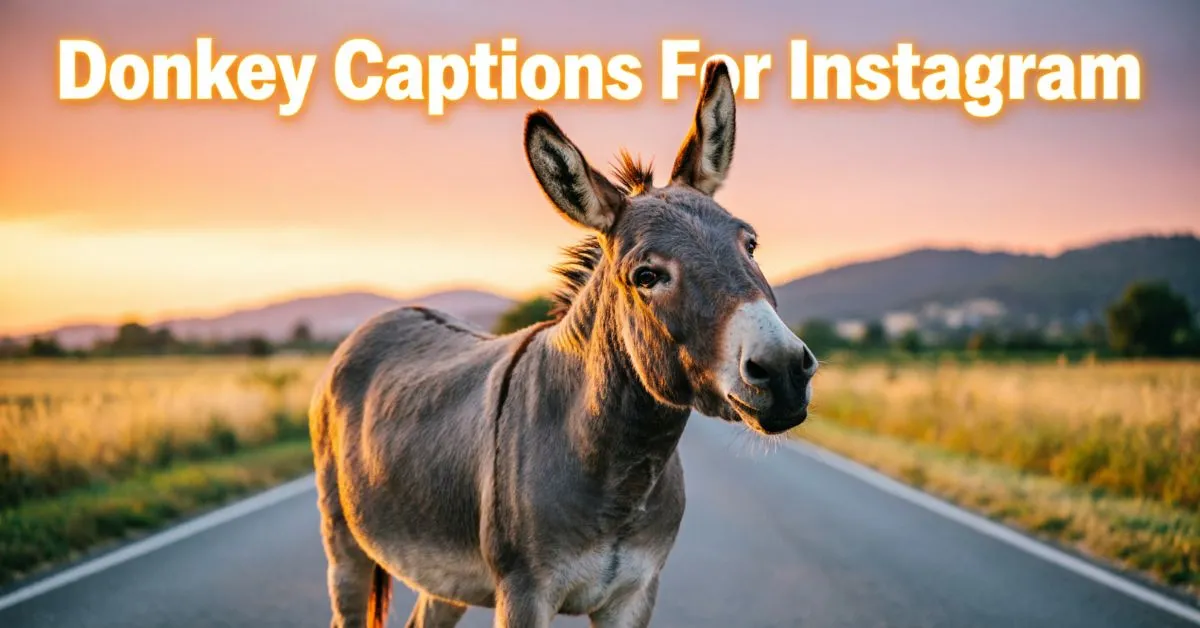 Donkey Captions For Instagram