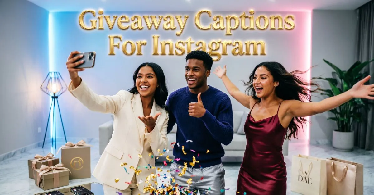 Giveaway Captions For Instagram
