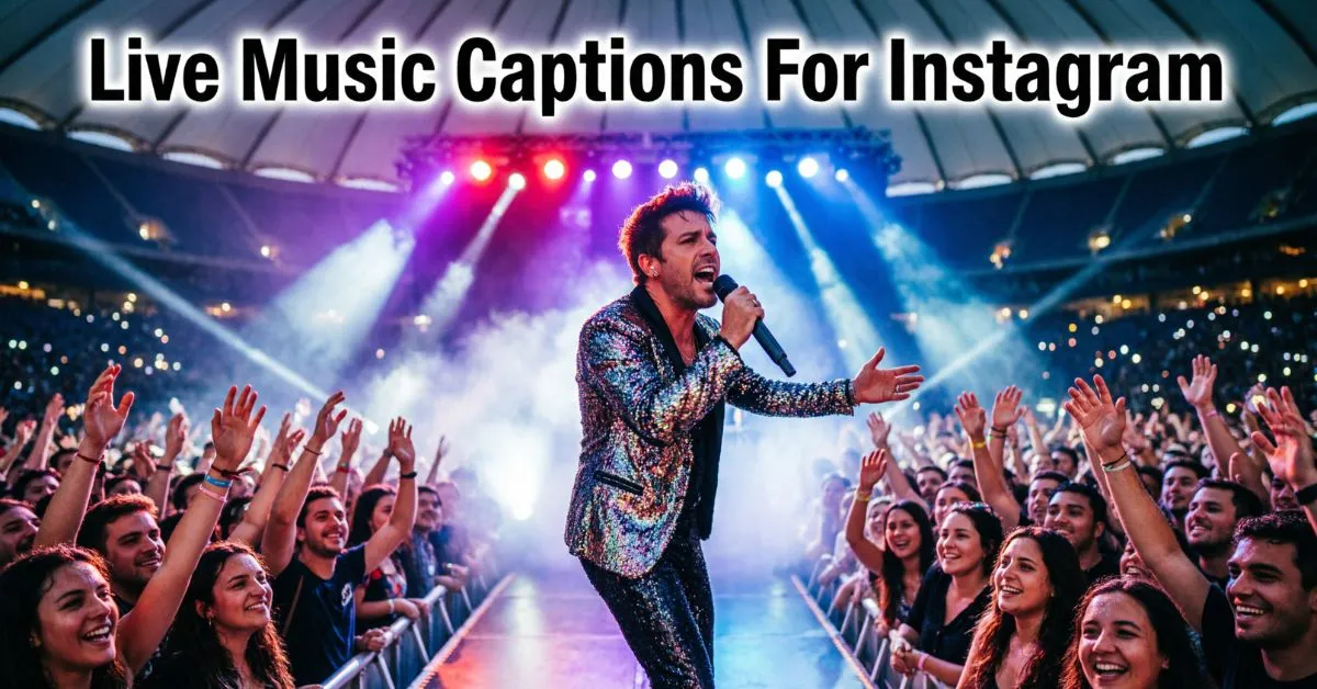 Live Music Captions For Instagram