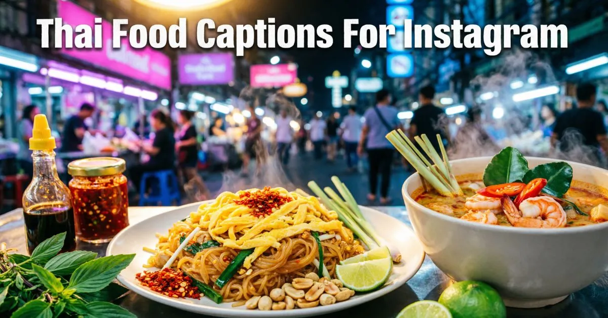 Thai Food Captions For Instagram