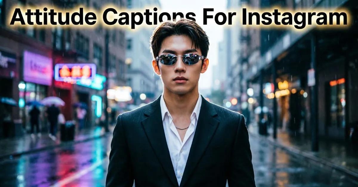 Attitude Captions For Instagram