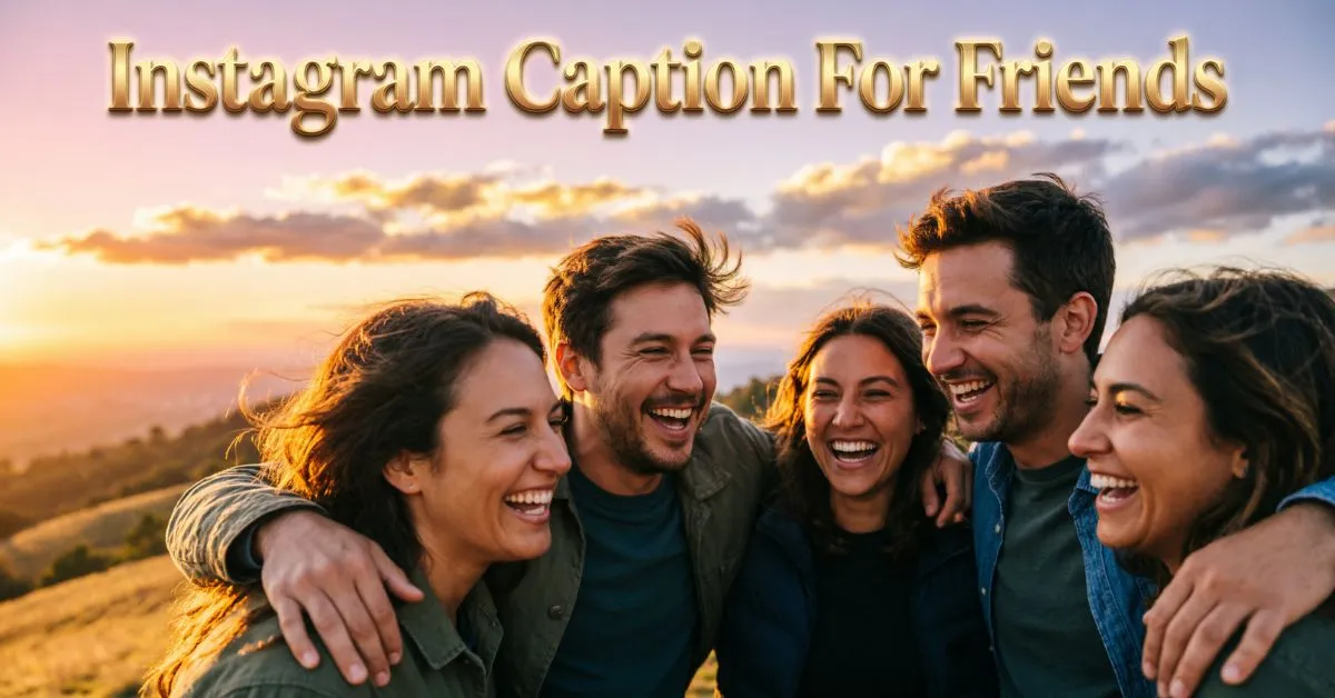 Instagram Caption For Friends