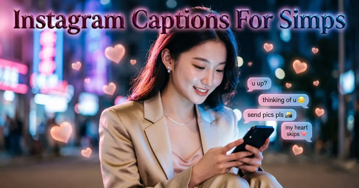 Instagram Captions For Simps