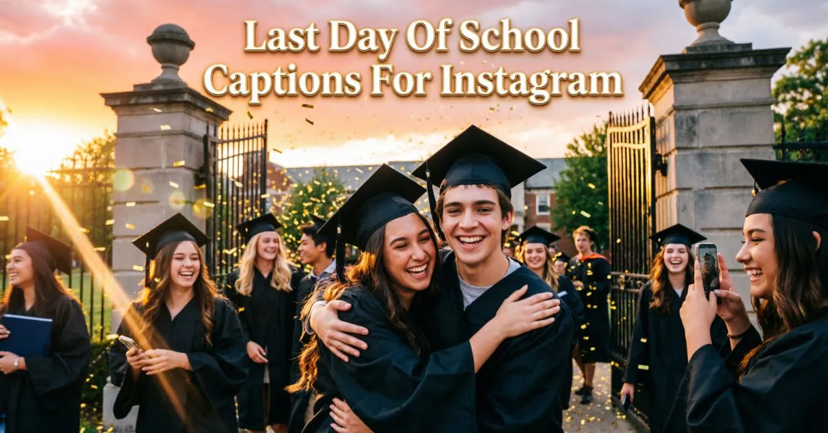 Last Day Of School Captions For Instagram
