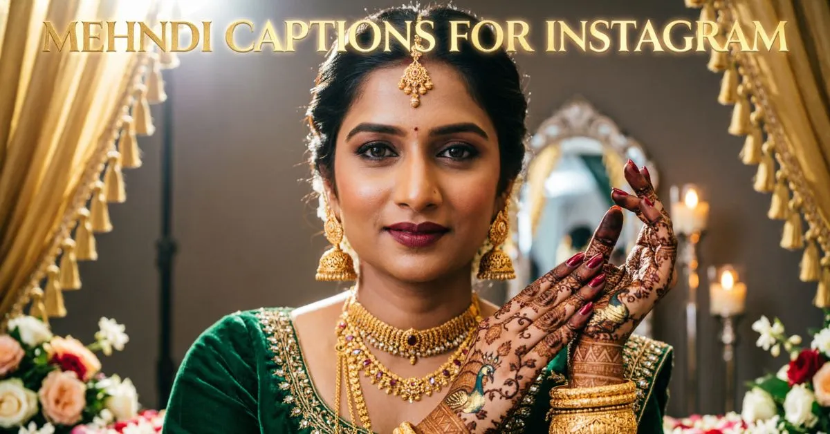 Mehndi Captions For Instagram