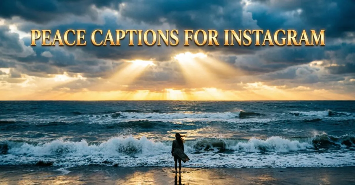 Peace Captions For Instagram