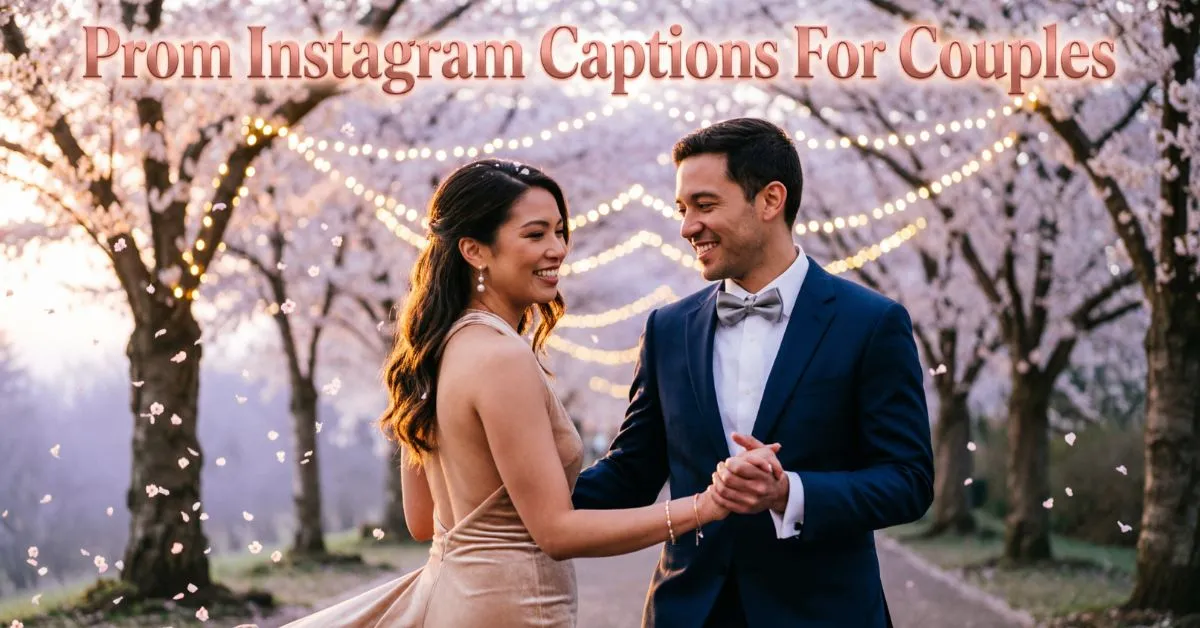 Prom Instagram Captions For Couples