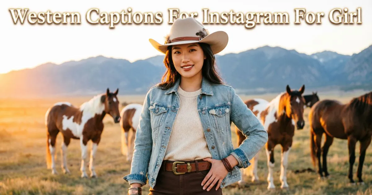 Western Captions For Instagram For Girl