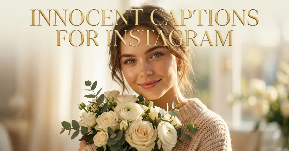 Innocent Captions For Instagram