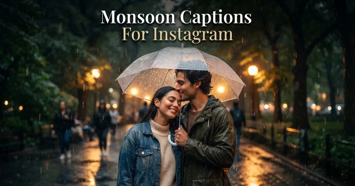 Monsoon Captions For Instagram