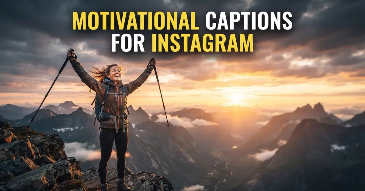 Motivational Captions For Instagram