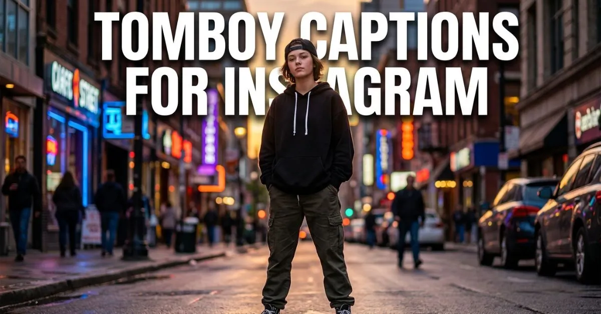 Tomboy Captions For Instagram